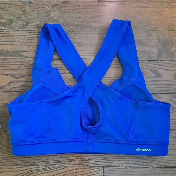 Adidas Supernova Sports Bra, Size Medium, Blue - Picture 5 of 7